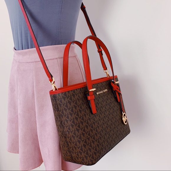 Michael Kors  Jet Set Travel Scarlet XS Cryl - Picture 2 of 11